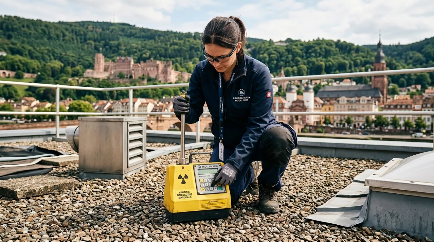 Bauwerksdiagnostik in Heidelberg & Baden-Baden: Feuchtigkeitsmessung, BlowerDoor & KfW-Nachweis