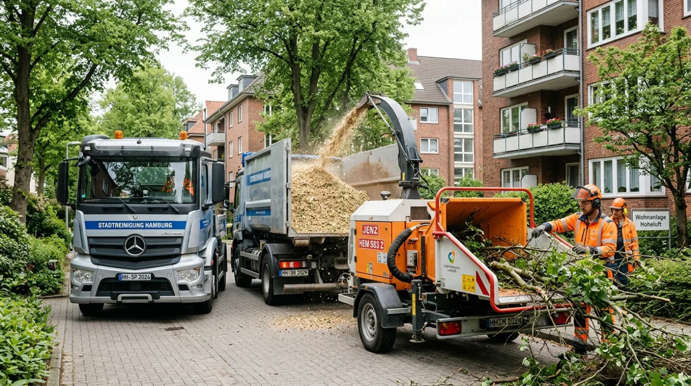 Grünabfälle entsorgen in Hamburg: Regeln, Kosten & Tipps für Hausverwaltungen