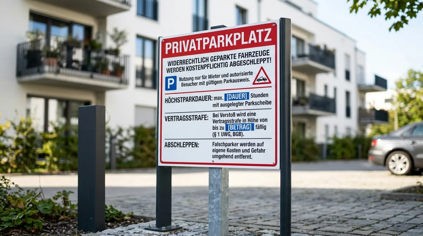 Vertragsstrafe auf dem Privatparkplatz: Was dürfen Eigentümer und Hausverwaltungen?